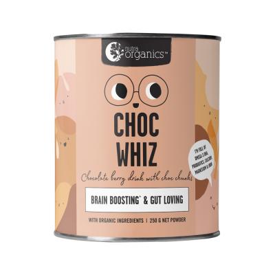 Nutra Organics Organic Choc Whiz (Brain Boosting & Gut Loving) 250g